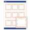 Avery Printable Square Business Cards, 2.5" x 2.5", Matte White, Pre-printed Pink Stripes/Metallic Gold Bow Design, Sure Feed Technology, Laser & Inkjet Compatible, 180 Total